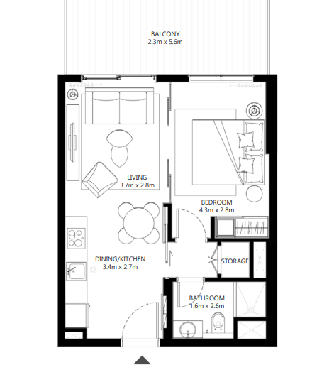 Unit 1 Floor Plan_5c4b1e206f9b309738160023105db5b7